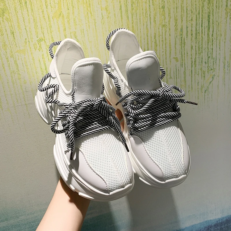 Женские массивные кроссовки повседневная обувь желтые белые 2020 | Обувь