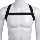 Мужской Для мужчин жгут бондаж X-Форма задняя основная часть грудные мышцы нижнего белья пояса в стиле панк ремень для костюма на плечо гей Клубная одежда