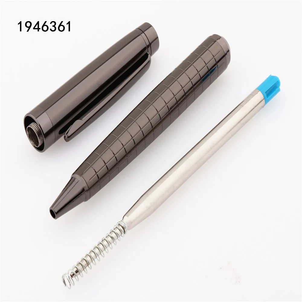 Шариковая ручка для бизнеса и офиса роскошное качество 854 платиновая серая линия