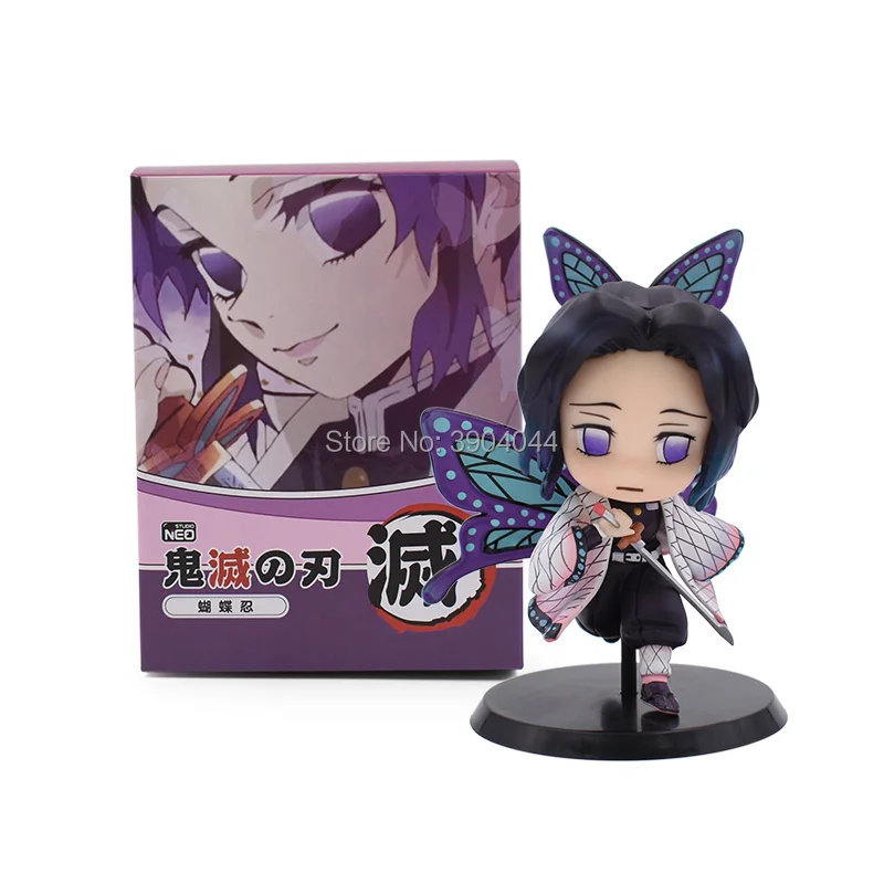 2/3/4/5/6/шт. Уничтожитель демонов Nezuko Zenitsu Tanjirou Giyuu Inosuke Q Ver. Фигурки героев аниме Kimetsu
