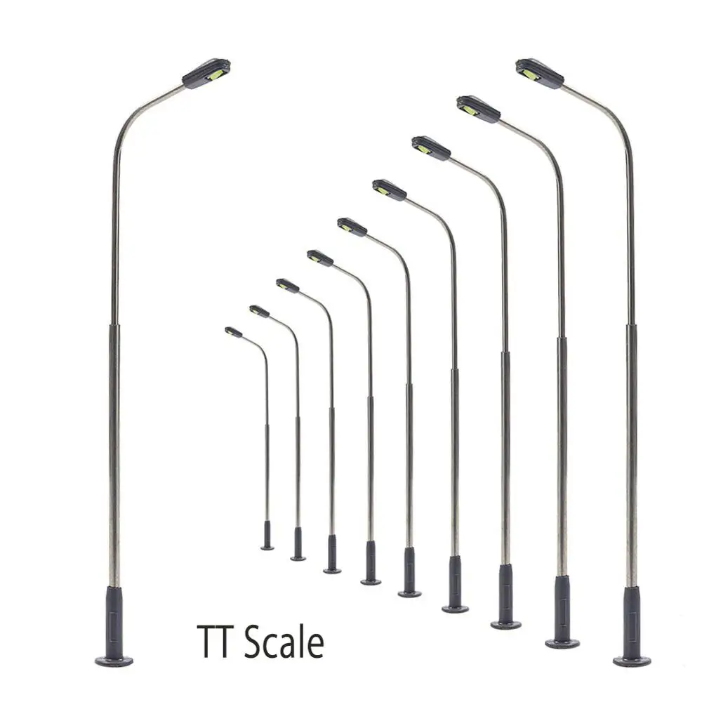 20 штук TT масштабная модель поезда фонарный столб уличного освещения для сцены