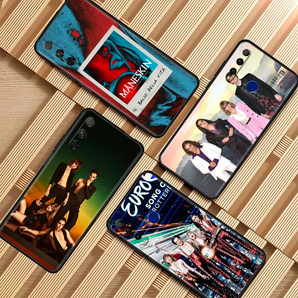 

Maneskin Silicone Phone Case For Honor 50 9X Pro 30 10 Lite Play 9A 20 9C 9S 8X 20e 30i 20S 8S 2020 Housing Cover