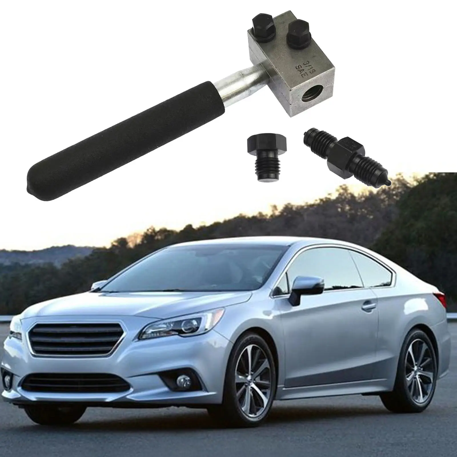

Brake Pipe Flaring Tool, in-Situ 3/16" SAE, Hand-Held Accessories for Vehicle
