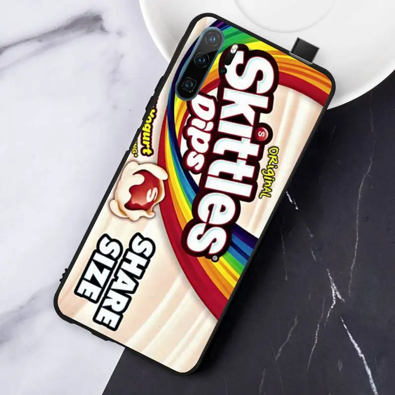 

Skittles Sweet Sour Fruit Candies pattern luxury Phone Case shell For Huawei honor Mate P 10 20 30 40 Pro 10i 9 10 20 8 x Lite