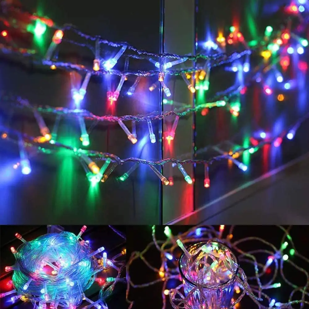 

1.2M 3M 6M LED String Lights 3*AA Battery Operated Waterproof Fairy LED Christmas Lights For Holiday Party Wedding Decoration