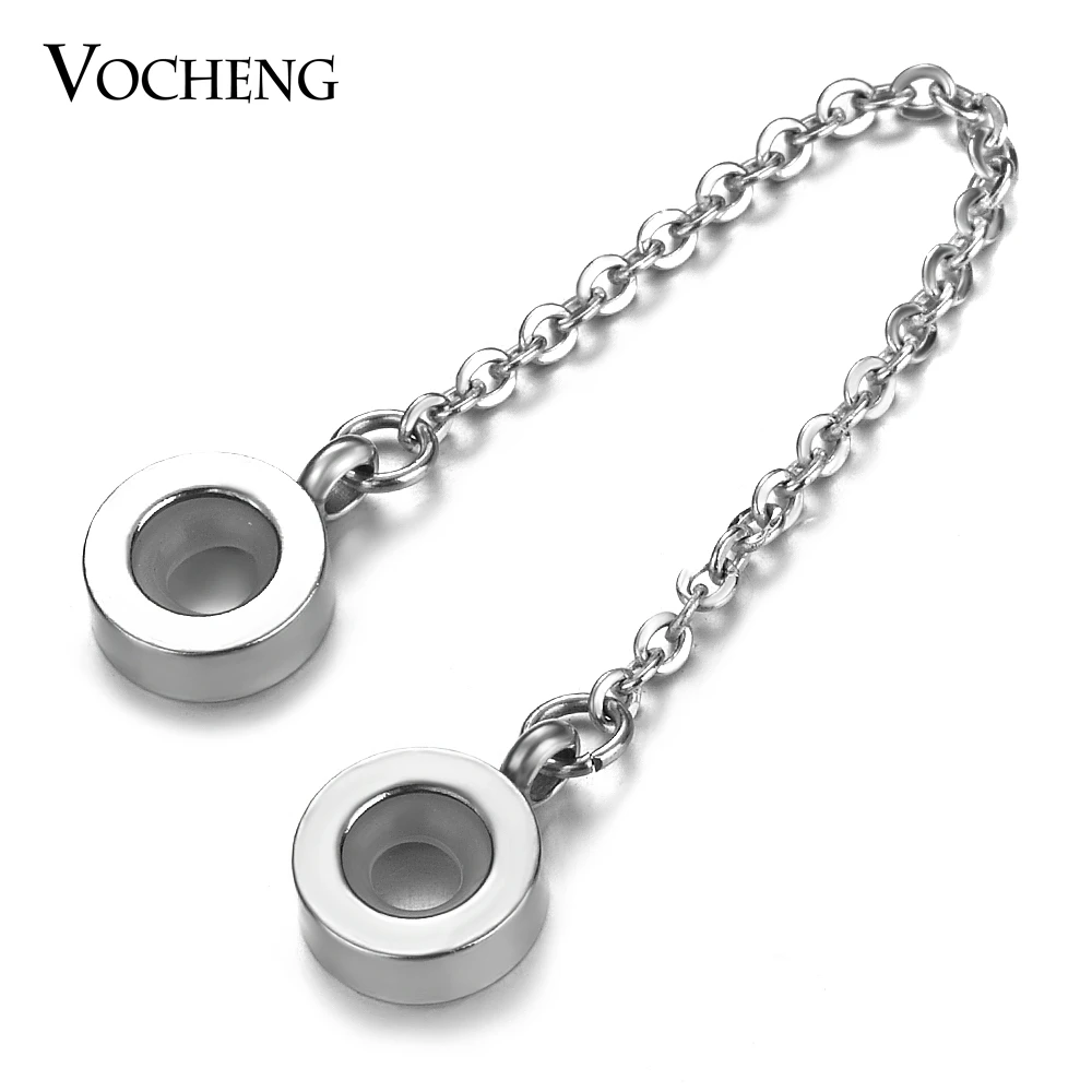 

20PCS/lot Wholesale Vocheng Stainless Steel Chains 8cm Safety Chain for DIY Jewelry Making VC-266*20