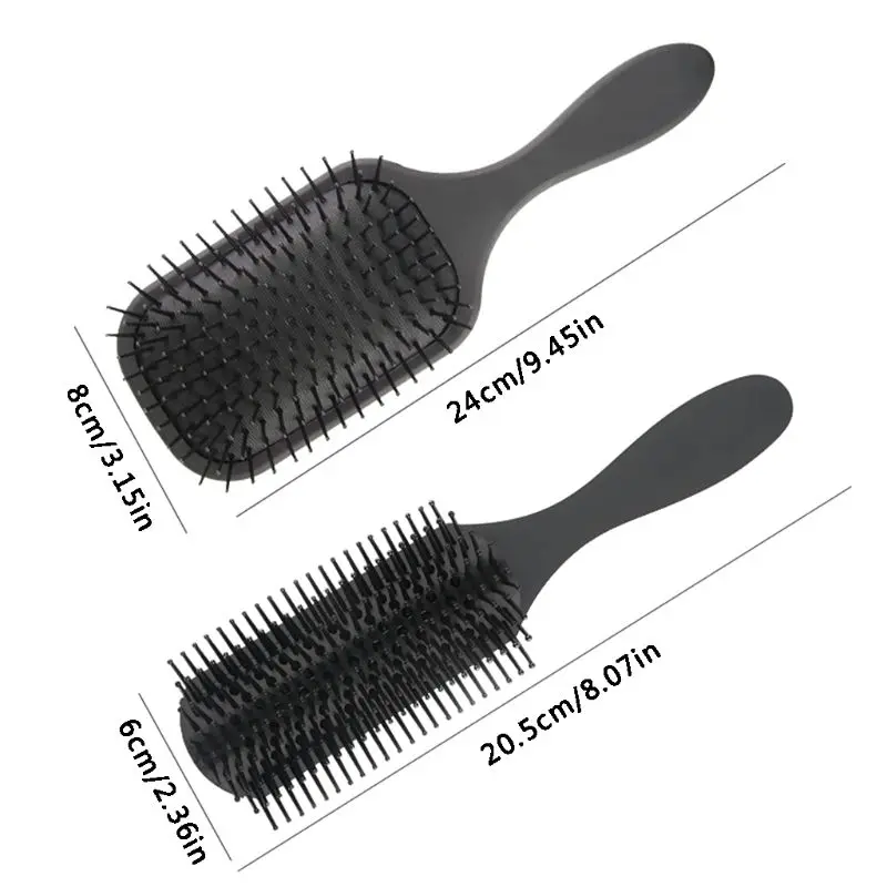 

4Pcs Hair Brush Set Air Cushion Massage Comb Portable Home Travel Styling Tool