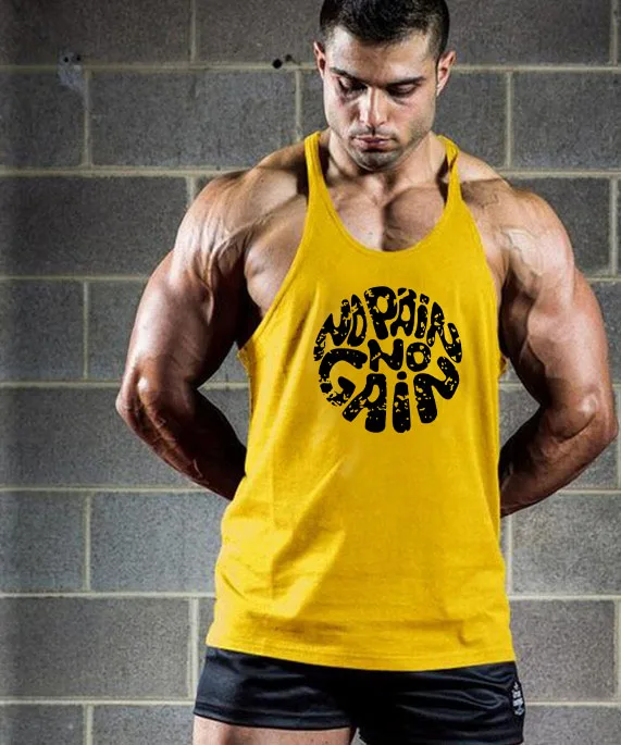 Лето 2021 мужская майка с тонкими лямками повседневный жилет для фитнеса спортзала