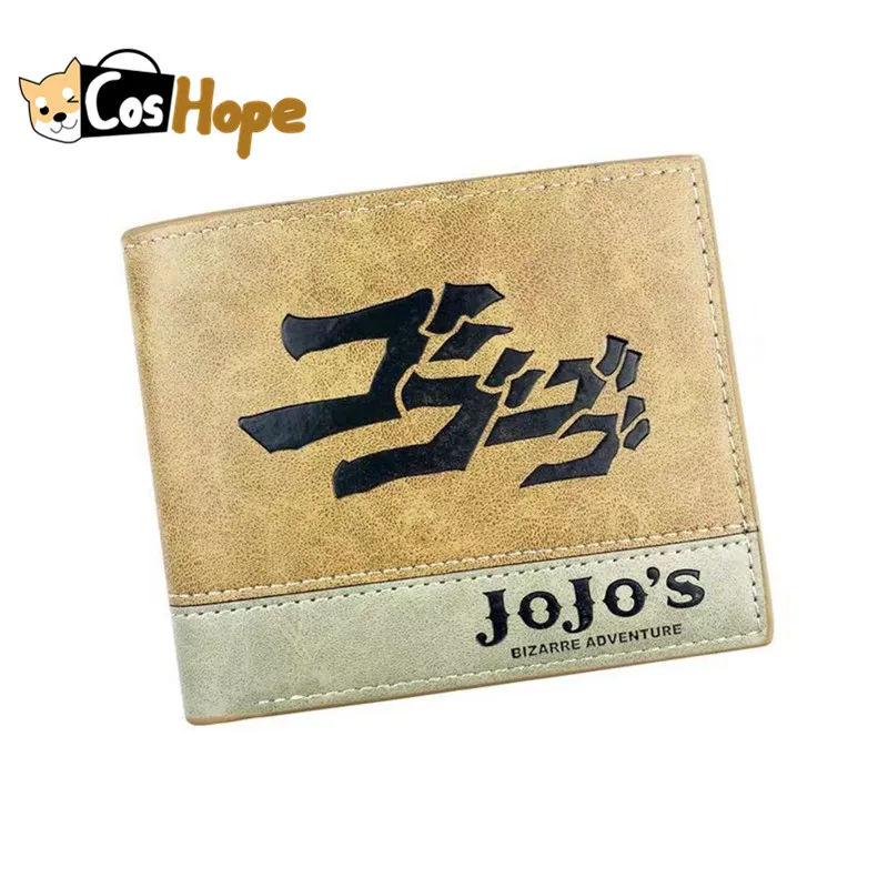 Кошелек мужской из искусственной кожи короткий бумажник с рисунком аниме