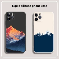 oil painting landscape phone case for iphone 13 12 11 mini pro xs max xr 8 7 6 6s plus x 5s se 2020