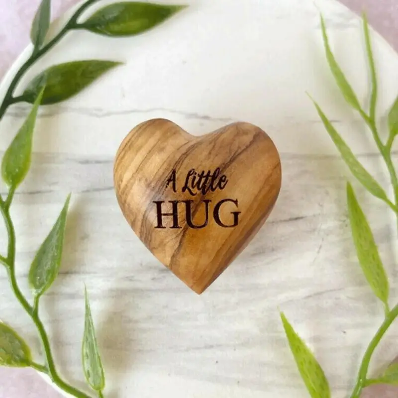 

Little Pocket Hug Wooden Heart Tokens Little Pocket Hug Gift For Someone You Love Decor Crafts Supplies Wedding Ornaments