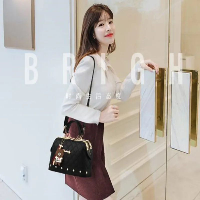 autumn and winter trend handbag new single shoulder diagonal package crossbody bag fogang 25x13x16cm free global shipping