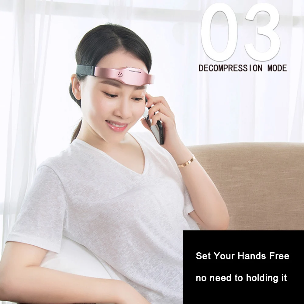 

Electric Massager Sleep Massage Tool Smart Head Massager Insomnia & Anxiety Treatment Sleep Relaxation Instrument