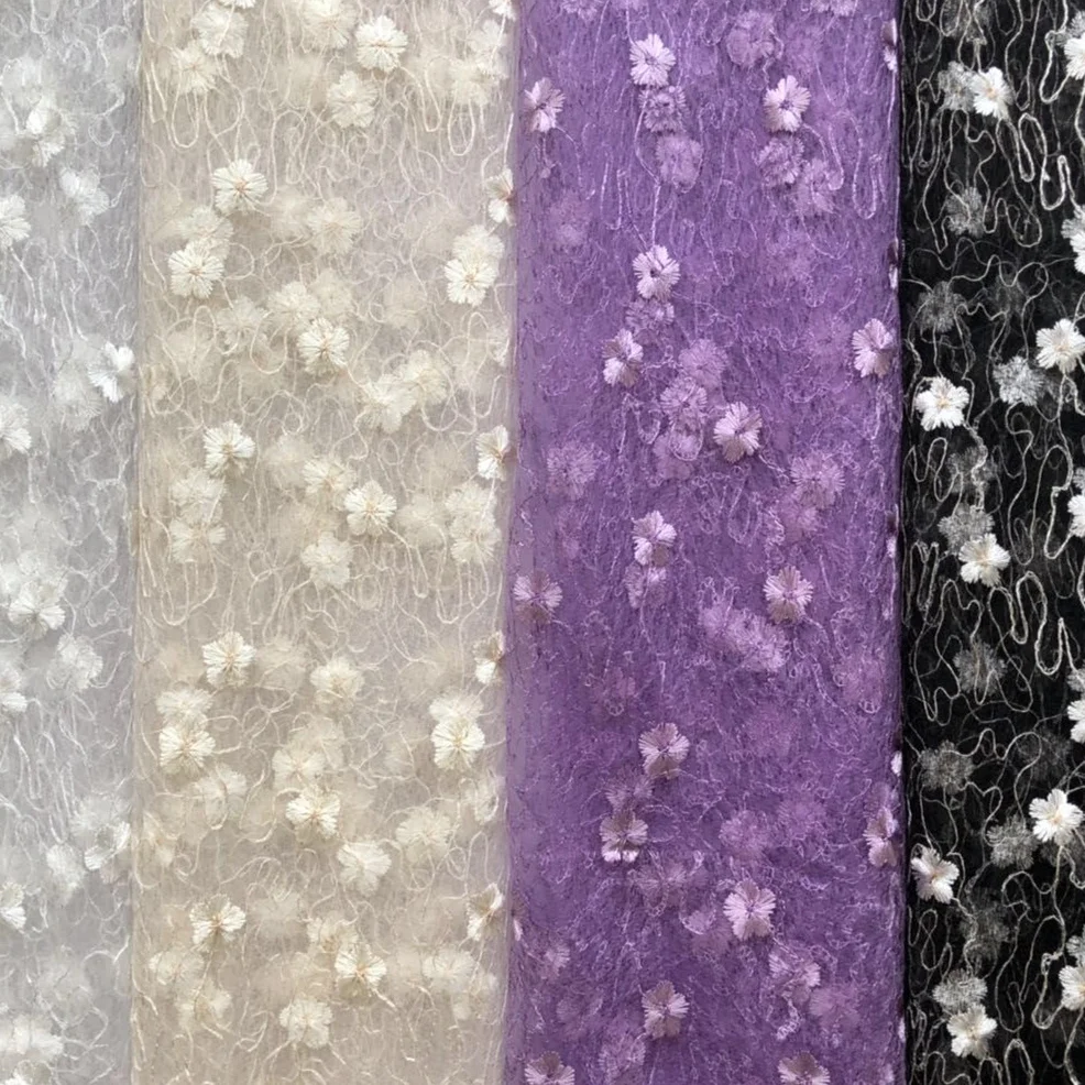 Сетка из полиэстера с бриллиантами кружевная ткань модное маленькое свадебное