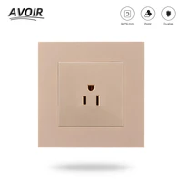 avoir plastic panel power socket 15a america and japan standard wall power plug power outlet electrical us jp standard