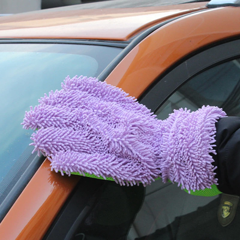 Щетка для чистки автомобиля перчатки мытья 5 пальцев мягкие многофункциональные