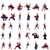 disney marvel avenger spider man acrylic pendant epoxy resin jewelry makings charms animation for diy accessories jewelry mlv532