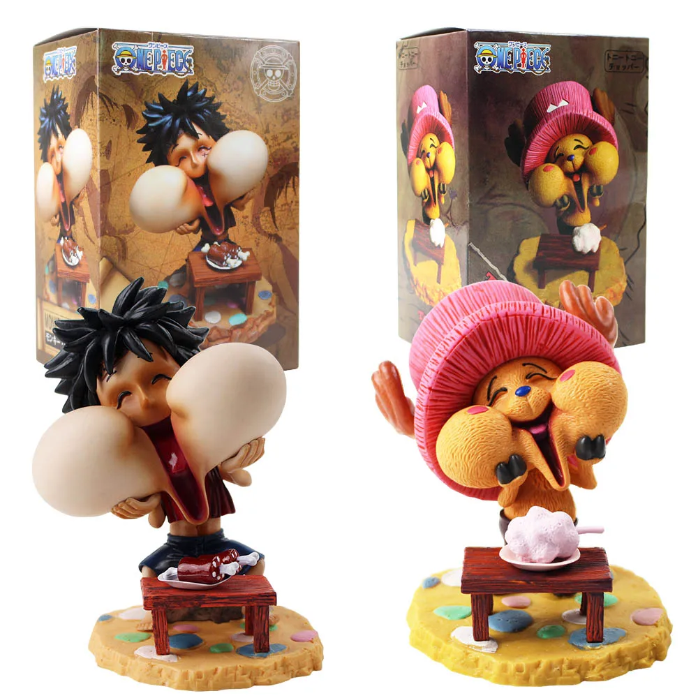 

12cm Action Figure Toys Anime Luffy Chopper Duck Face Figurine toys