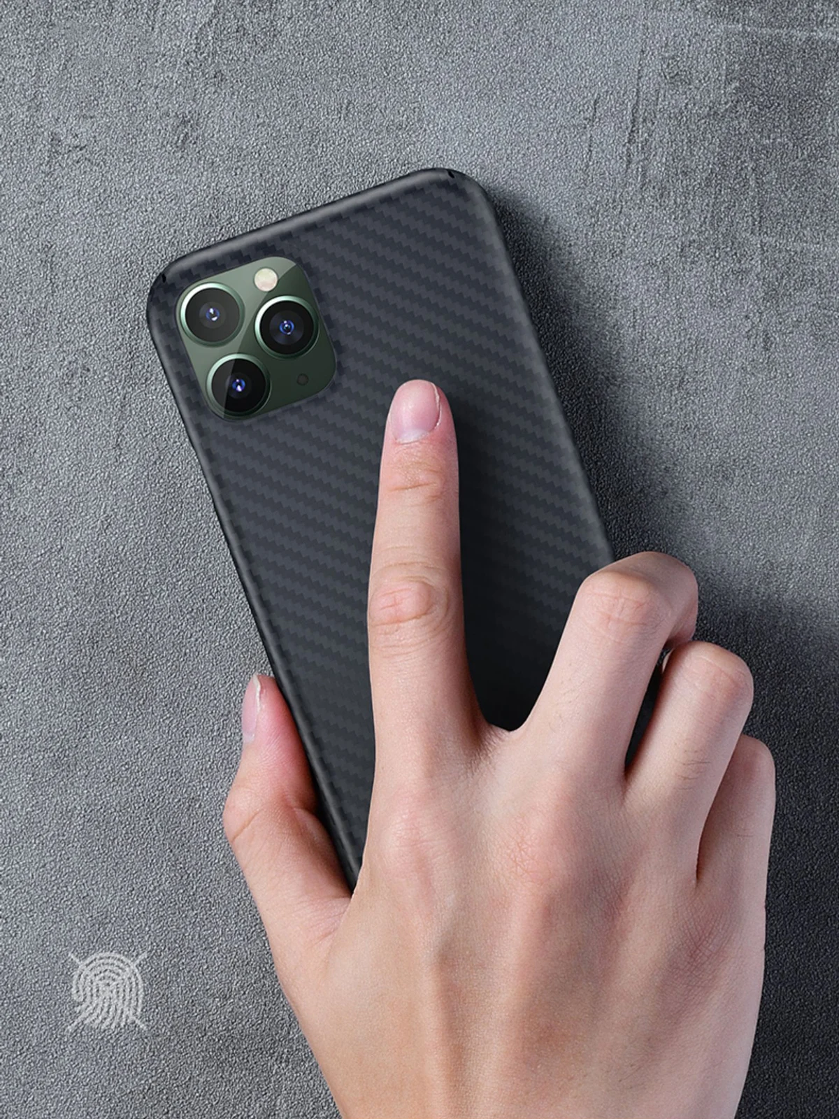 Чехол для телефона из углеродного волокна iPhone 11 Pro Max Модный высококачественный