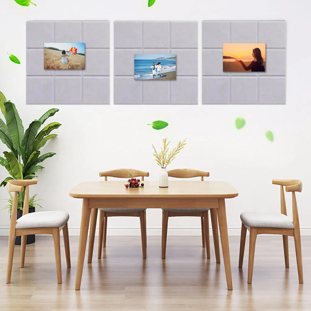 3D кирпич обои войлочный фон доска DIY Головоломка фото стена Бытовая объявлений