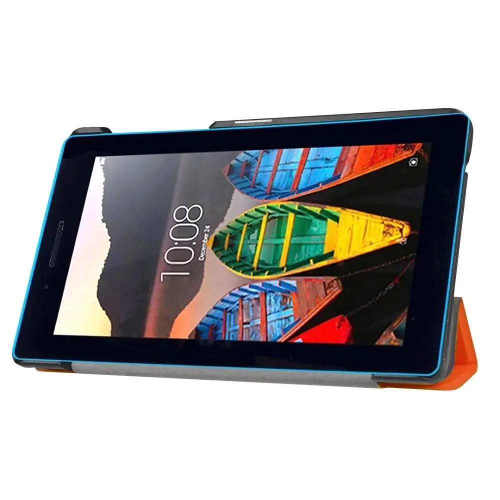 Ультратонкий Роскошный кожаный чехол книжка с подставкой + пленка стилус для Lenovo