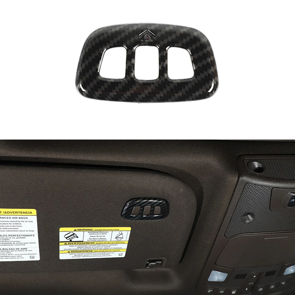 

Кнопка управления гаражом, декоративная крышка, наклейка, наклейка для Ford F150, F-150, 2015-2021, АБС-пластик, углеродное волокно, аксессуар для салон...