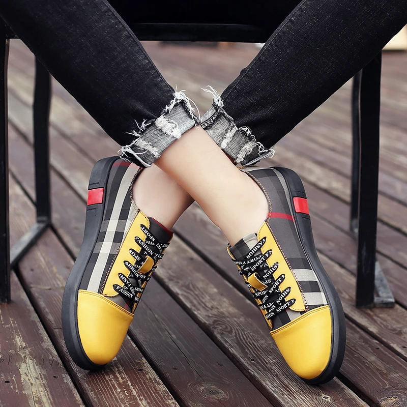 

Designer men's shoes 2021 series luxury brand casual flat shoes high quality striped plaid fashion shoes light and comfortable