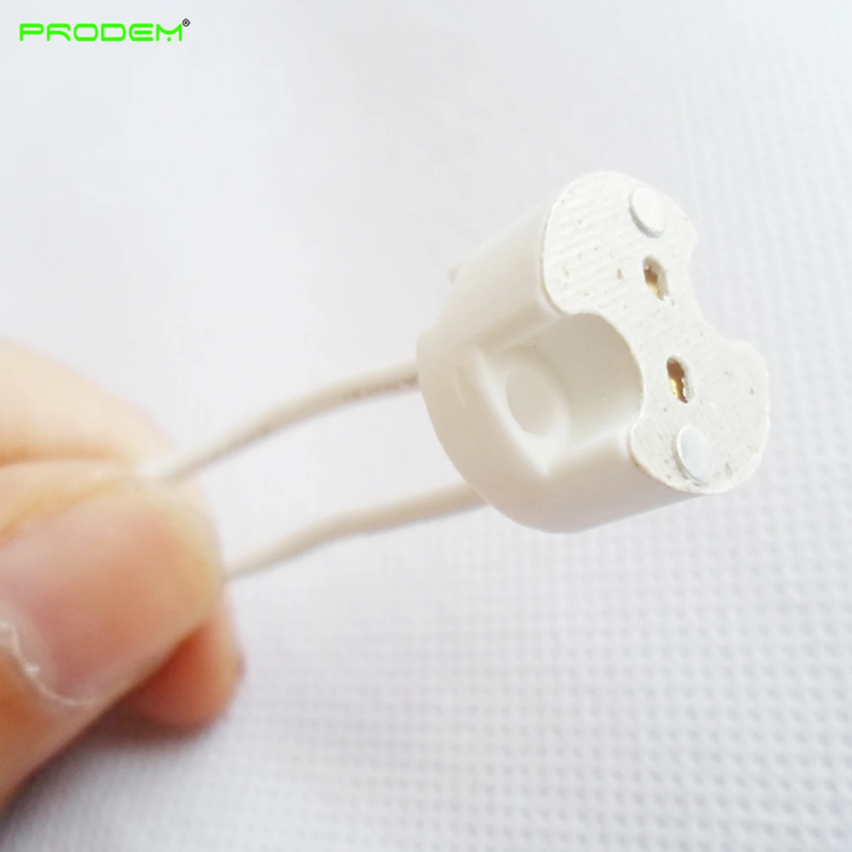 

Manufacturer 20 PACK ceramic GU10 holder GU5.3 adaptor spotlight connector isolated MR16 socket with two wires lamp cup base
