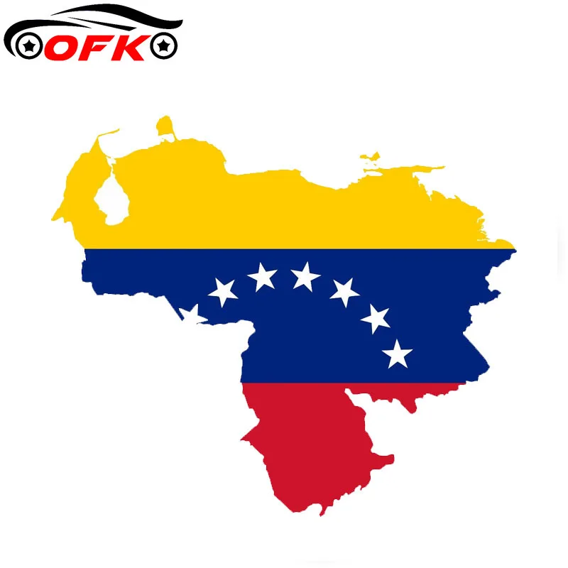 

Car Reflective Venezuela Map Flag Sticker Decal Accessories 14.9CM*13CM