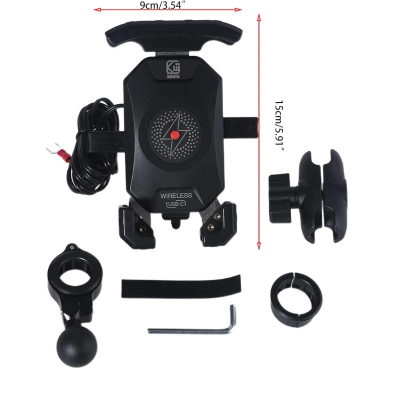 

360 Rotation Wireless Phone Mount Charger for Smart Phone Tablet Holder