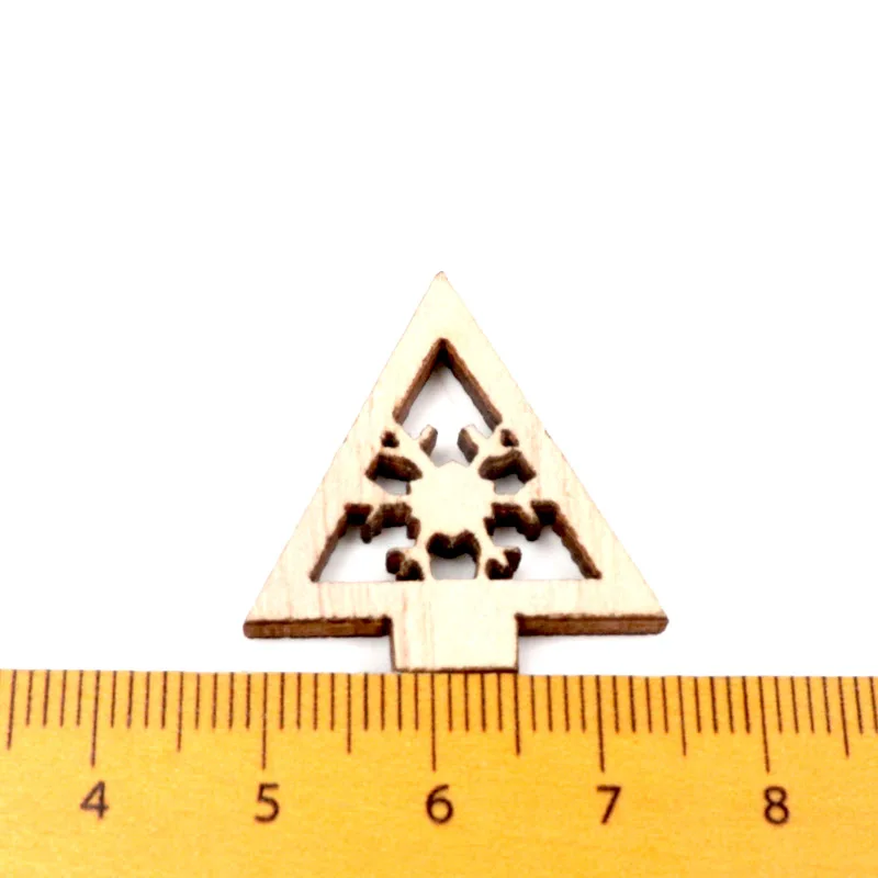 40 шт. Деревянная Рождественская елка подвесное украшение Скрапбукинг Ремесло