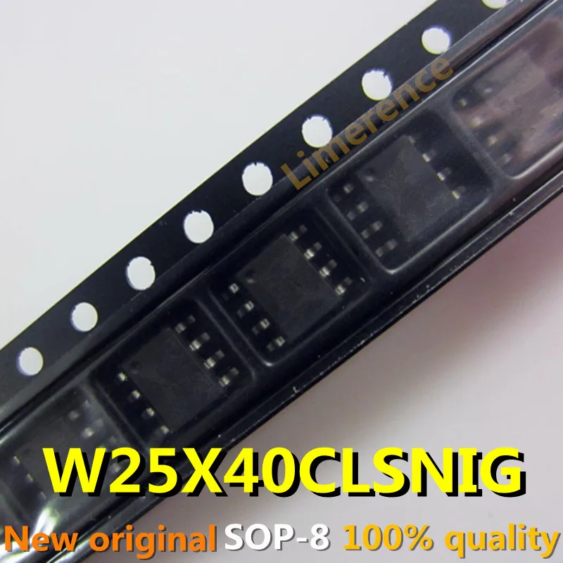 

10pcs W25X40CLSNIG W25X40CL SPI FALSH SOP8 4Mbit Winbond W25X40 W25X40BVSNIG
