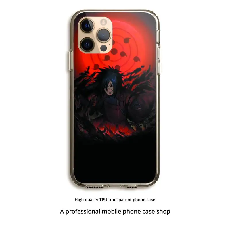 

Naruto Phone Case Clear Cover For Iphone 5 6 7 8 11 12 plus XR X XS SE2020 11/12PRO Max Transparent Cases