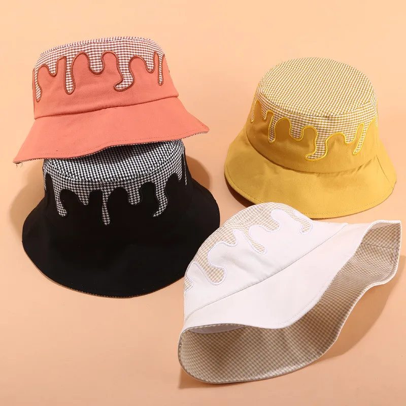 Модная Панама женская шапочка с козырьком регулируемая цветная высокого