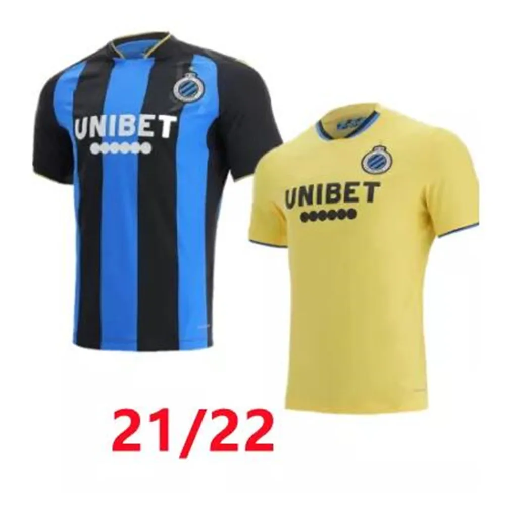 

Club Brugge 21-22 Home away jersey 2021 2022 KOSSOUNOU MATA Ketelaere LANG VANAKEN football shirts