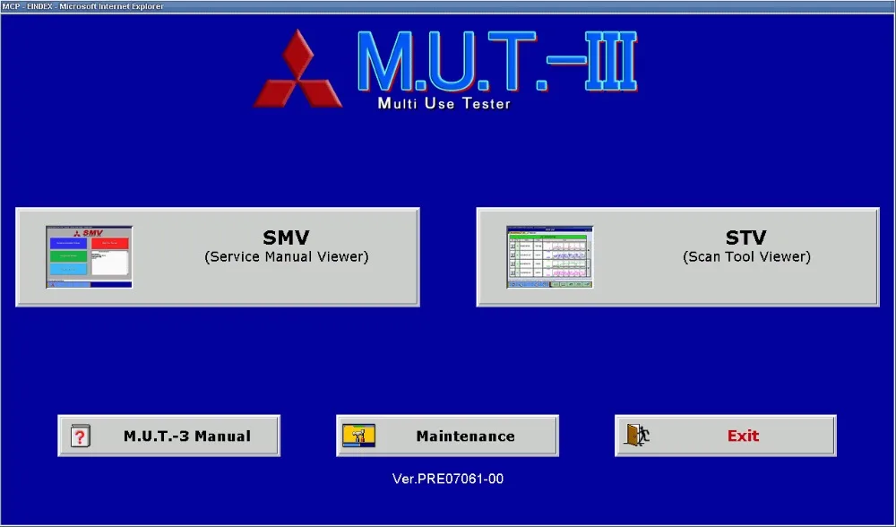 

Диагностическое программное обеспечение для Mitsubishi M.U.T.-III PRE 21061-00 [11,2021]
