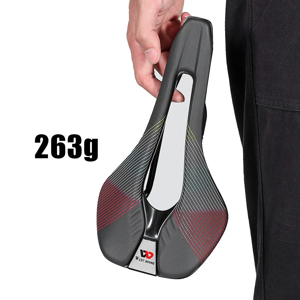 

WEST BIKING Bicycle Saddle MTB Mountain Road Bike Racing Comfort Saddle Seat Comfortable Cycling Seat Shockproof Bike Saddle