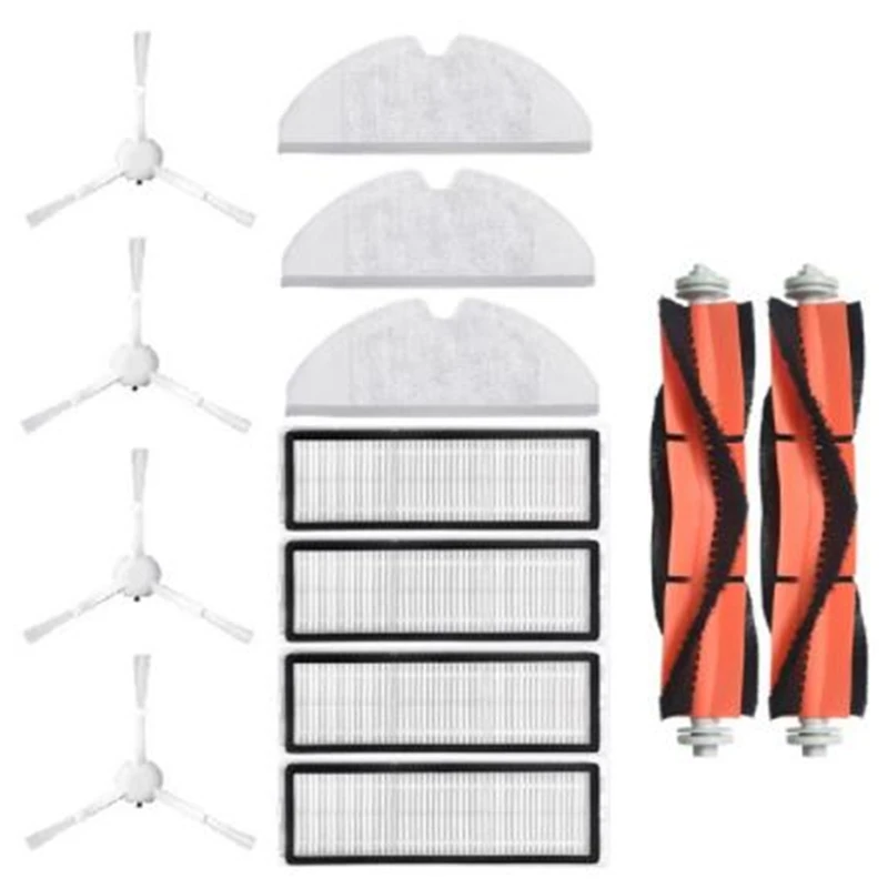 

TOP!-Main Brush Side Brush Hepa Filter Kit for Mijia 1C STYTJ01ZHM Sweeping Mop Robot Vacuum Cleaner