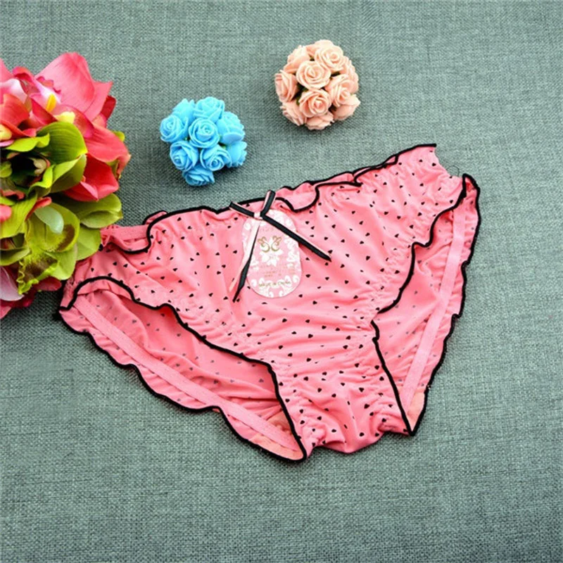 La MaxPa/милое женское нижнее белье в японском стиле с сердечками милые трусики для