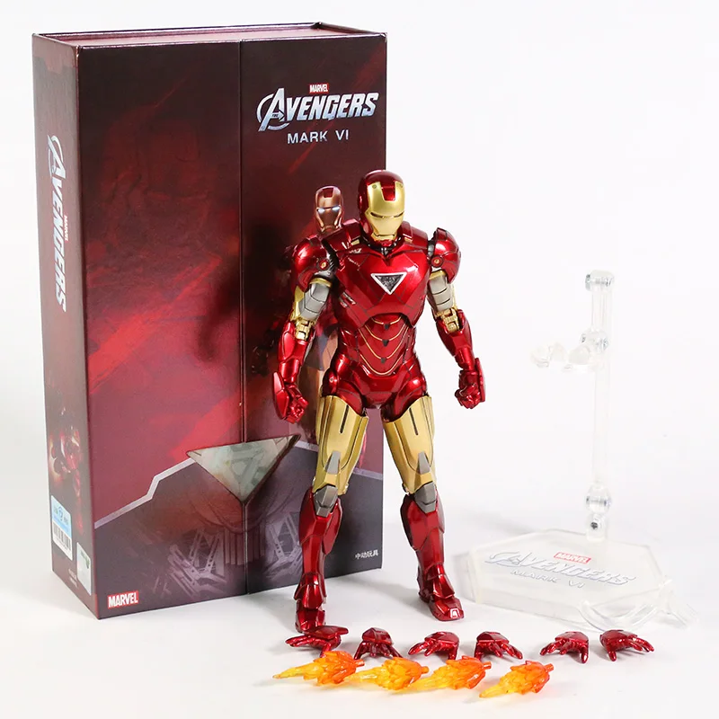 Фигурка героя из фильма Marvel классический Железный человек MK6 Марк VI фигурка Марка