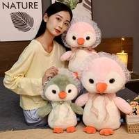 nice 1pc 28 50cm kawaii soft penguin plush stuffed animal doll fashion toys for kids baby lovely girls christmas birthday gifts