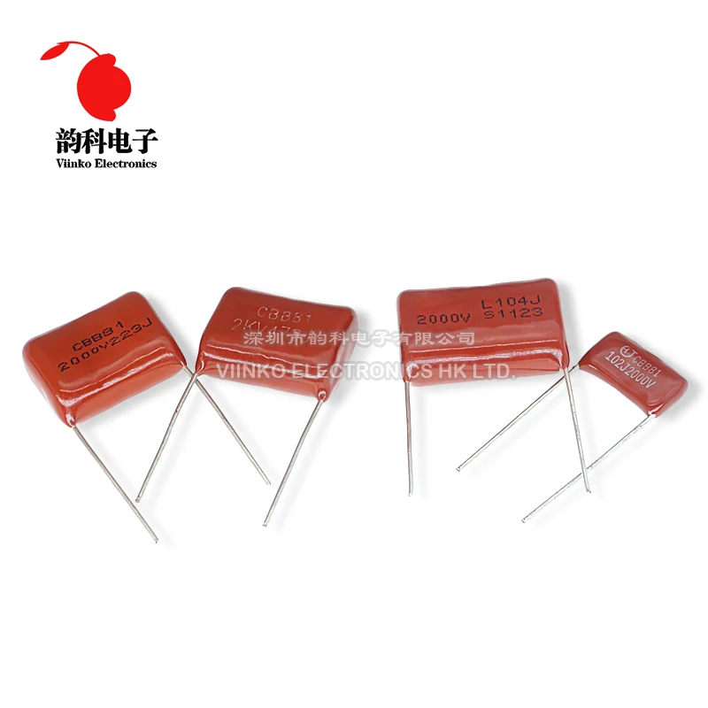 10 шт. конденсатор с металлической пленкой из полипропилена 2000 в 102 104 473 1NF 22NF 100NF 0 1