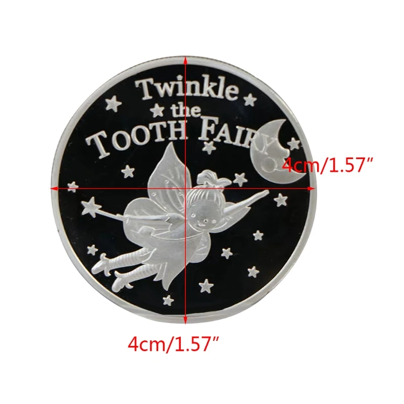 

Gold Silver Plated Twinkle Tooth Fairy Coin Collection Souvenir Challenge Art