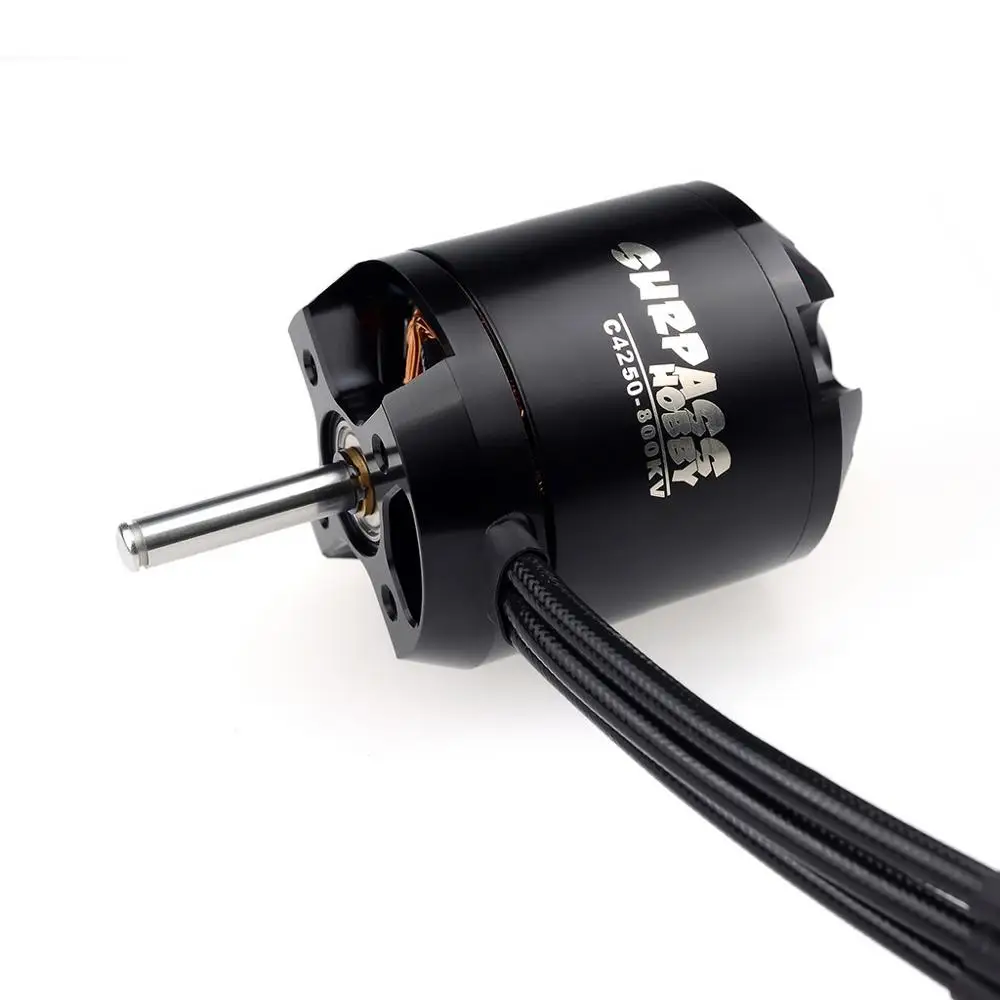 бесщеточный мотор surpass hobby 3520 c4250 600kv 800kv дл