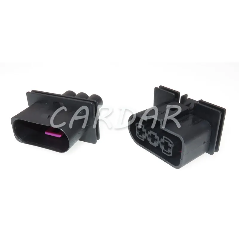 

1 Набор 3 Pin 1J0 906 443 1J0 906 233 Водонепроницаемый Электронный вентилятор Кабельный разъем автомобильный радиатор разъем для VW