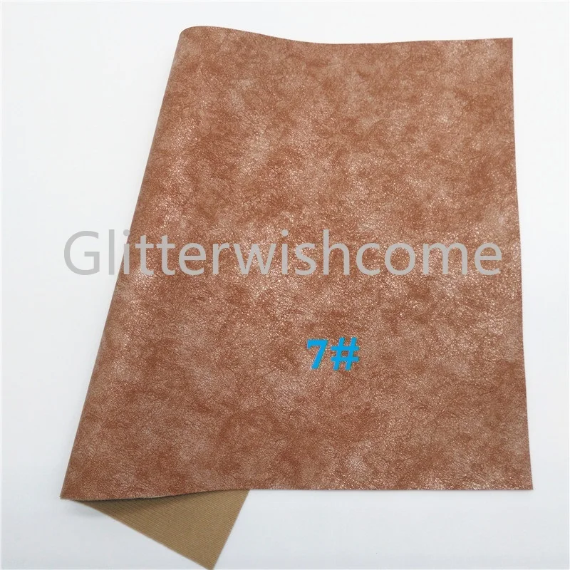 Glitterwishcome 21X29 см A4 размер винил для бантов блестящая искусственная ткань, синтетическая кожа искусственная кожа листы для бантов, GM543A