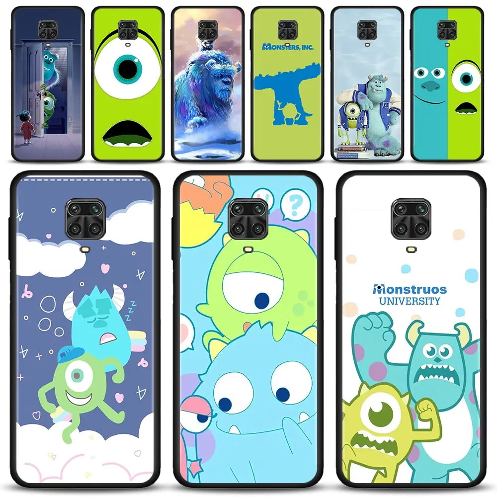 

Cartoon Disney Monsters University Mr.Q Case For Xiaomi Redmi Note 9 8 Pro for Redmi Note 11 7 8 9 8T 9S 10 5G Soft Cover Shell