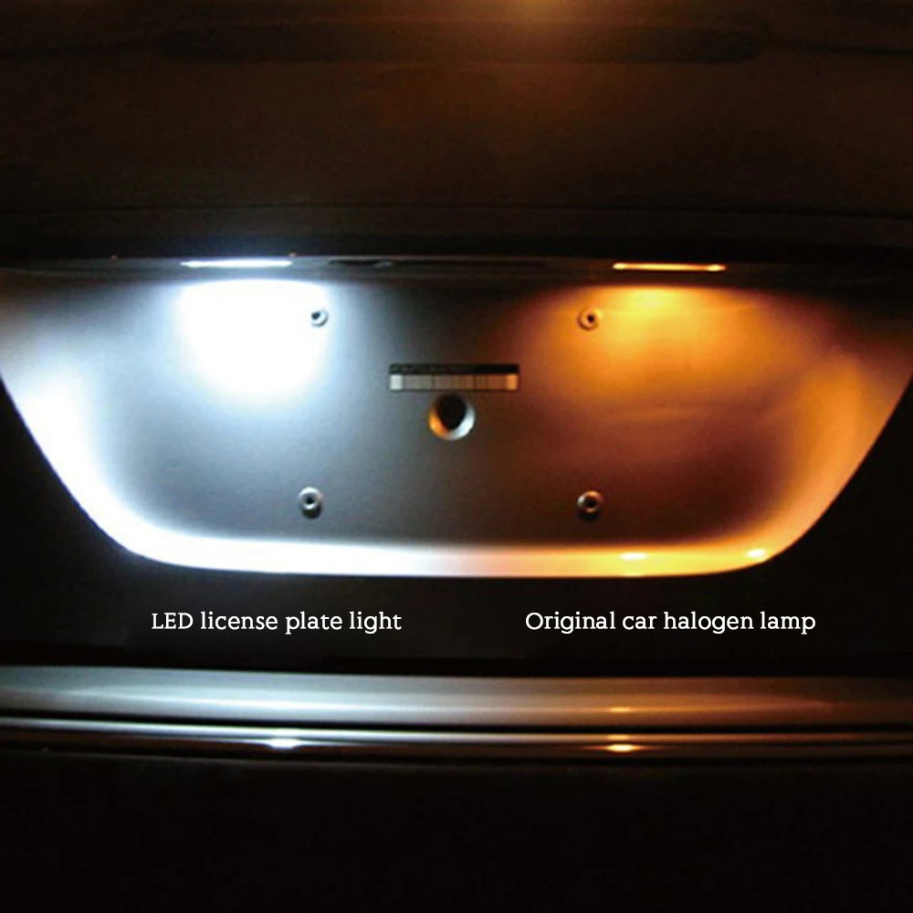 Светодиодный светильник для номерного знака автомобиля 2 шт. подходит Vauxhall Opel Corsa