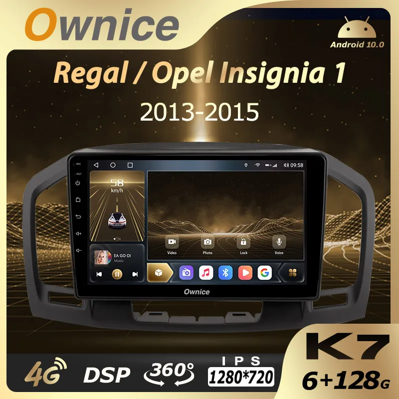

Автомобильный радиоприемник K7 Ownice 6G + 128G Android 10,0 для Buick Regal для Opel Insignia 1 2009 - 2013 мультимедийный плеер видео 4G LTE GPS Navi