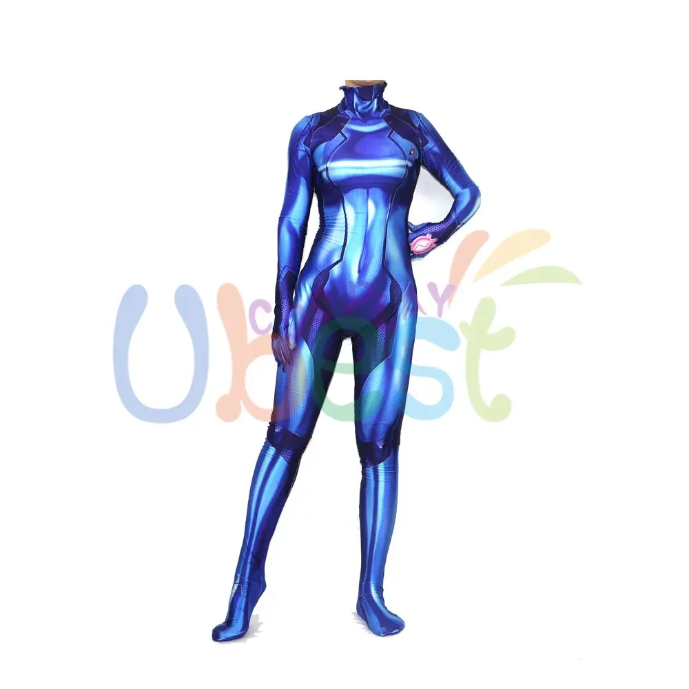 Костюм для косплея Metroid Zero костюм самуса комбинезон с 3D принтом | Тематическая